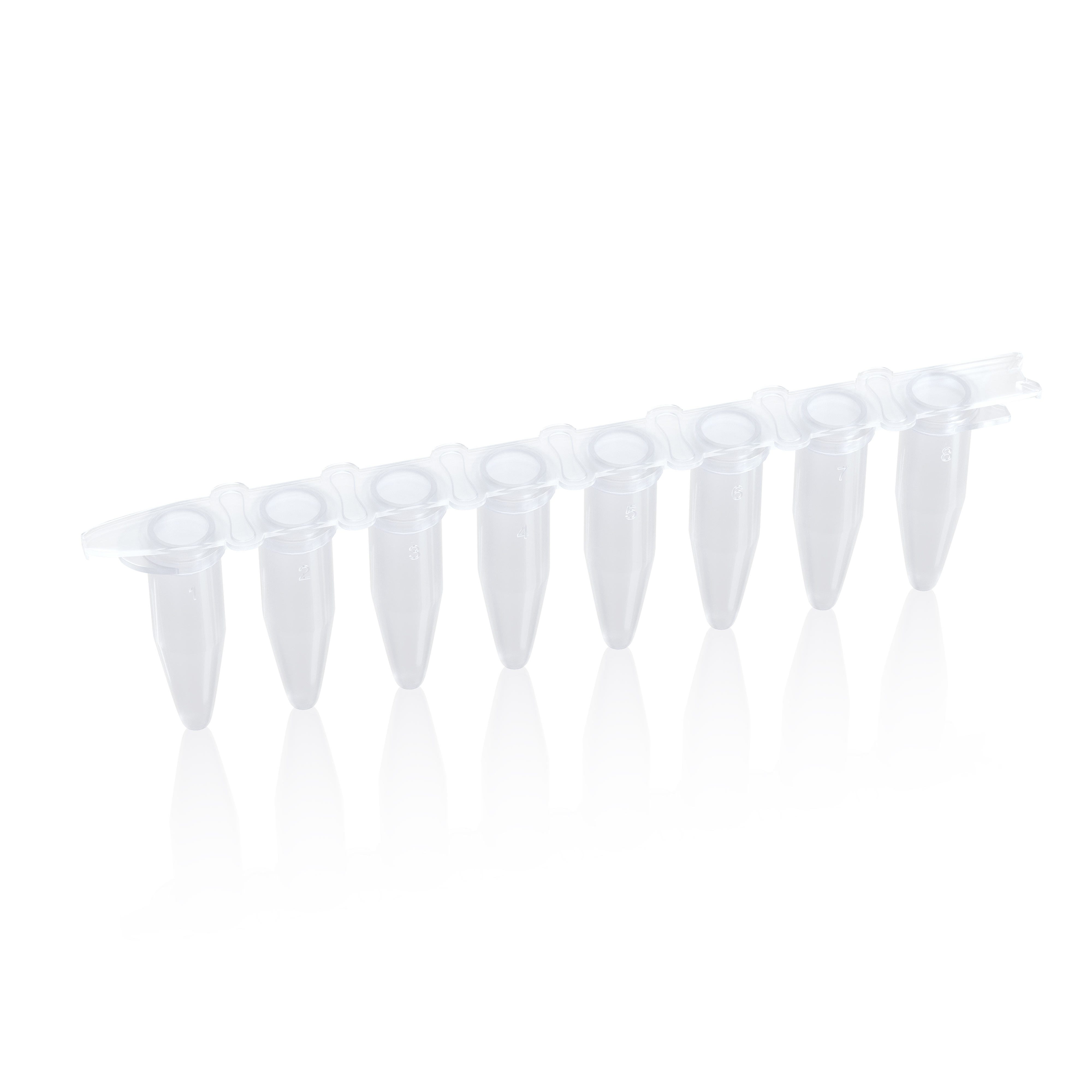 0.2 ml 8-Tube PCR Strips (with Caps)