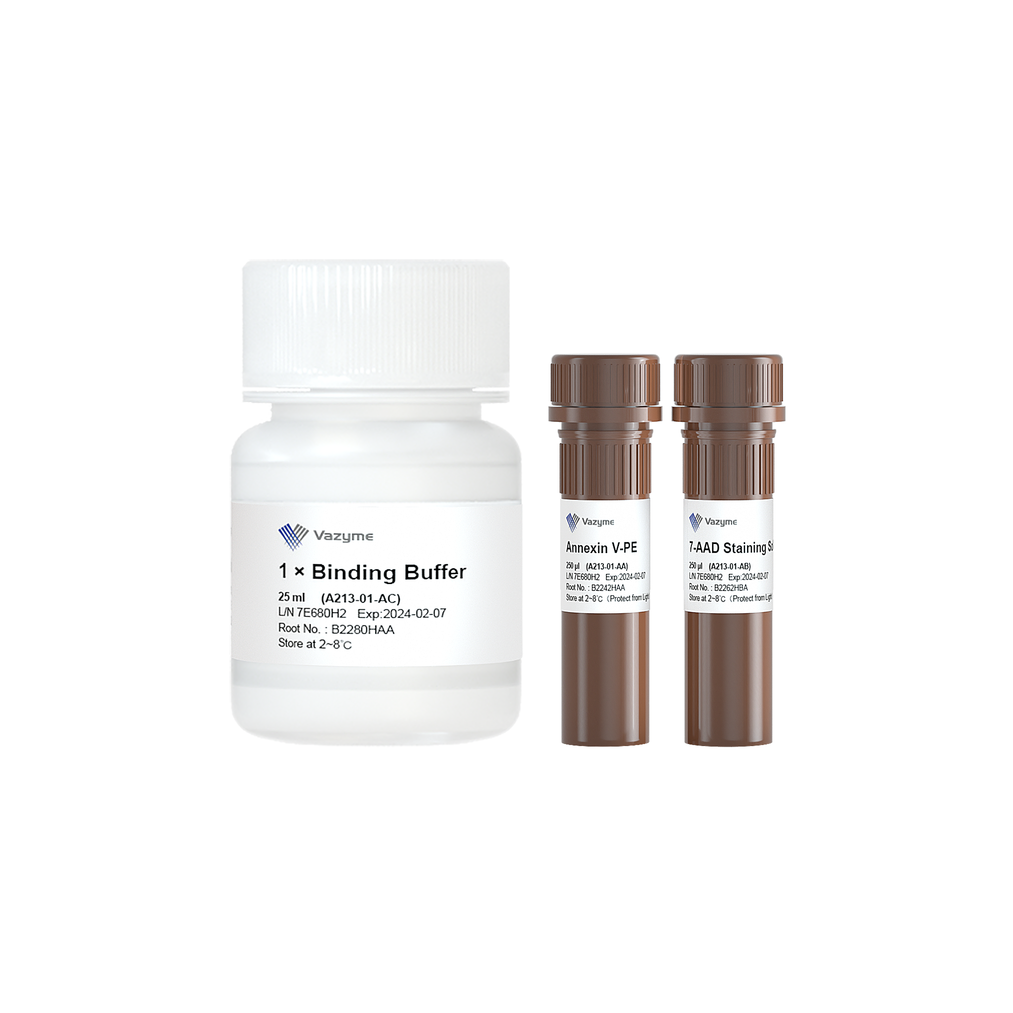 Annexin V-PE/7-AAD Apoptosis Detection Kit